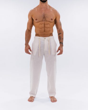 Pantalón Lino Marfil
